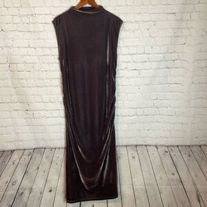 A New Day Velvet MIDI Body-con Dress Large